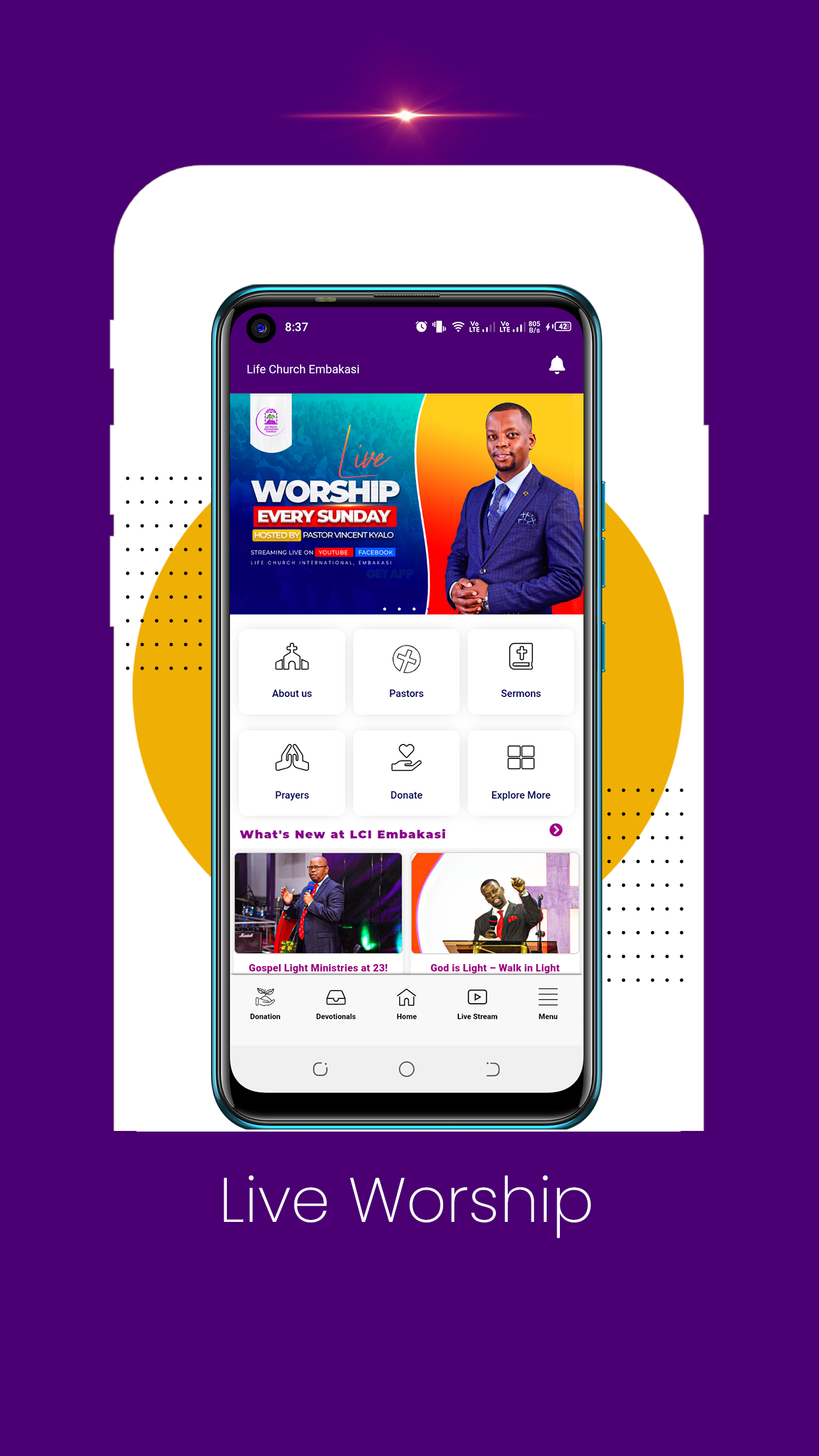 Live worship